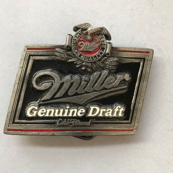 1993 Miller Genuine Draft belt buckle - Picture 1 of 7